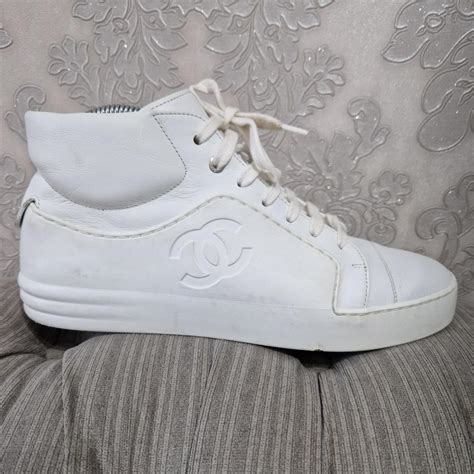 chanel trainers womens white|chanel white trainers women.